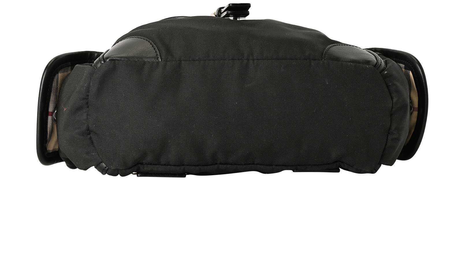 Small Backpack, &pound;350, Handbags, Black, Canvas, Top view